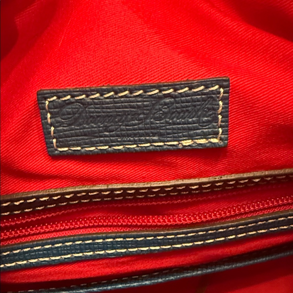 Dooney and Bourke Saffiano Leather Satchel - Picture 9 of 11